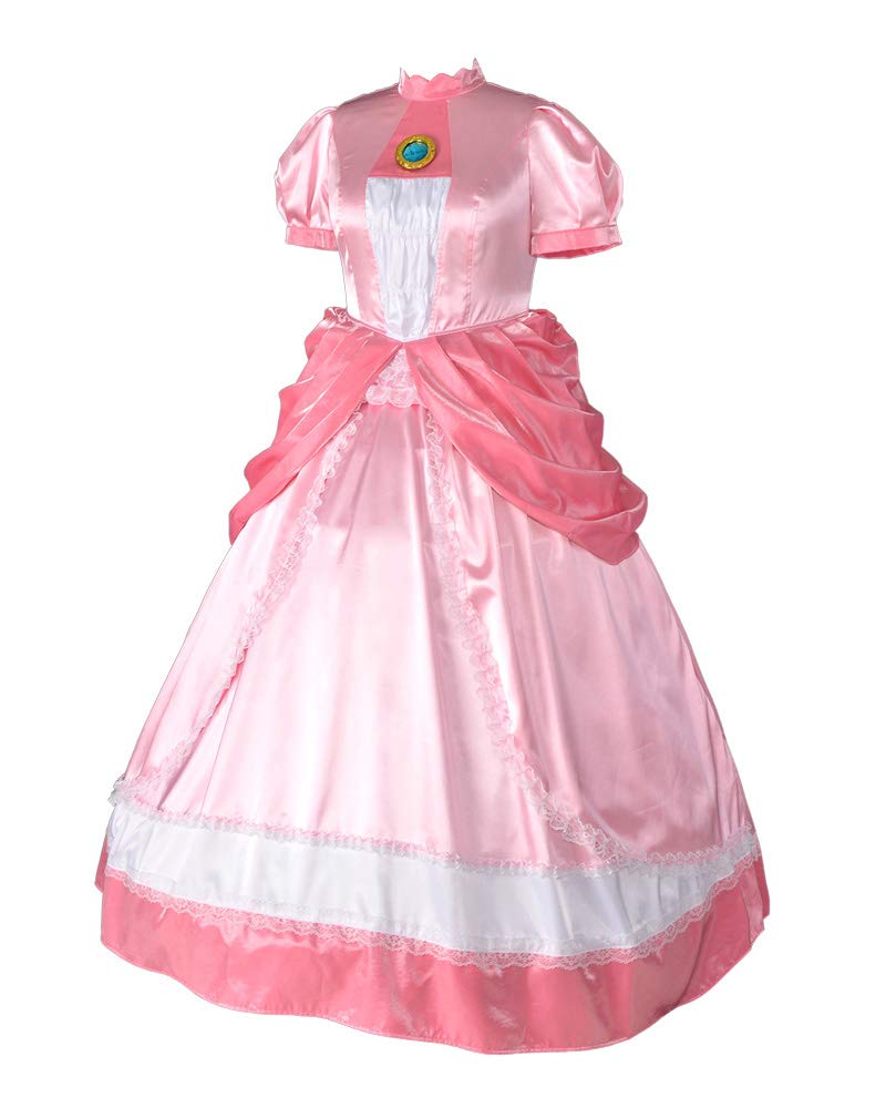 miccostumes Women's Costume Princess Cosplay Dress Deluxe Full Set with Crown Petticoat Earrings and Gloves (Small) - Image 2
